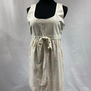Spring Juicy Couture Baby Doll Dress 6 Beige Dainty Textured Sleeveless Pink